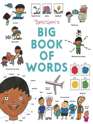 cover image of Taro Gomi's Big Book of Words